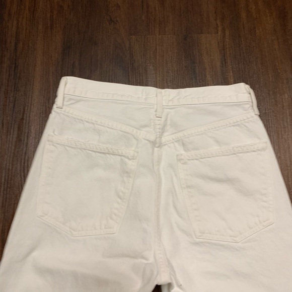 Agolde Riley High Rise Crop Distressed Jeans - Picture 10 of 11